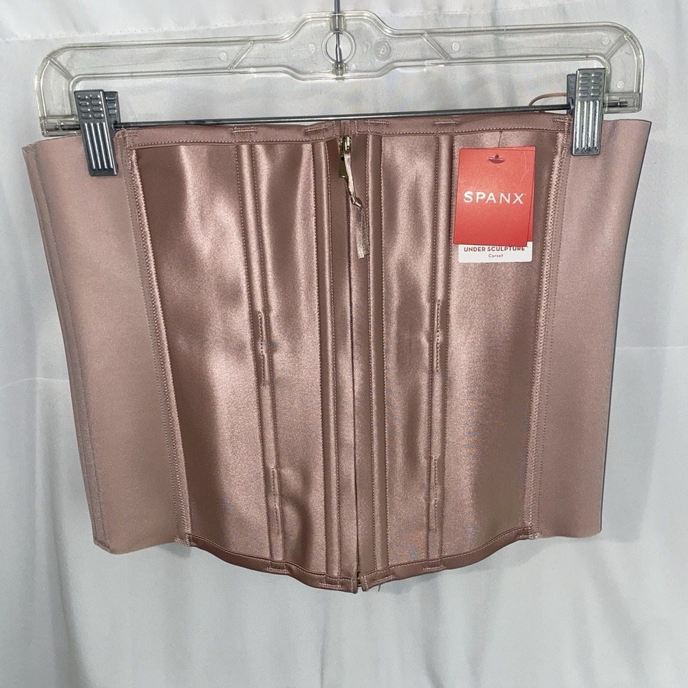 SPANX‎ 10212R Under Sculpture Waist Cincher Cameo Blush XL NWT $168